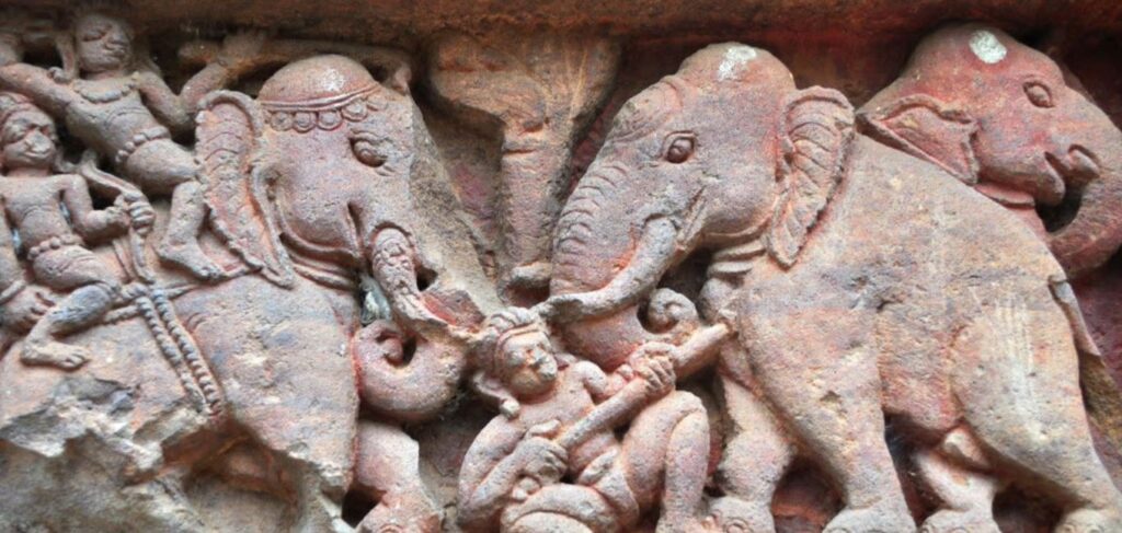 Elephants in Art, Architecture and History of Odisha