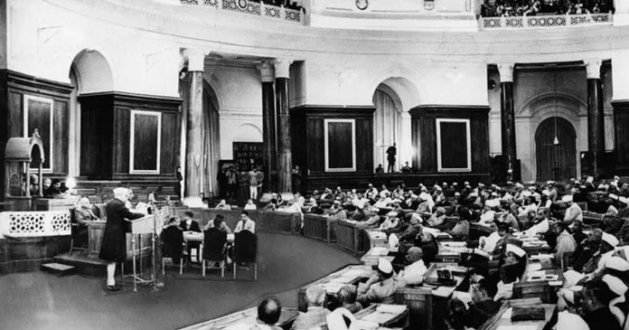 First Historical Session of Indian Constituent Assembly